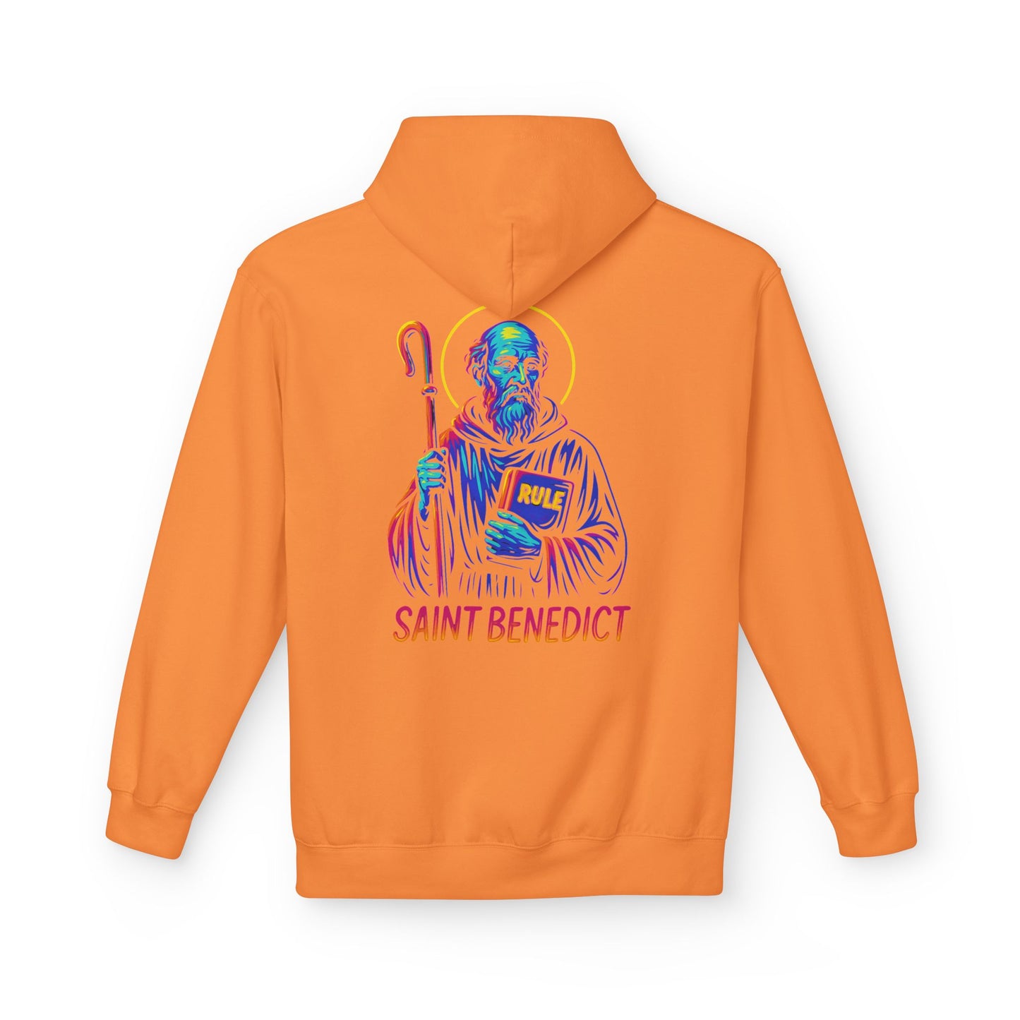 St. Benedict Hoodie | Catholic Saint Hoodie | Christian Streetwear | Patron Saint Gift
