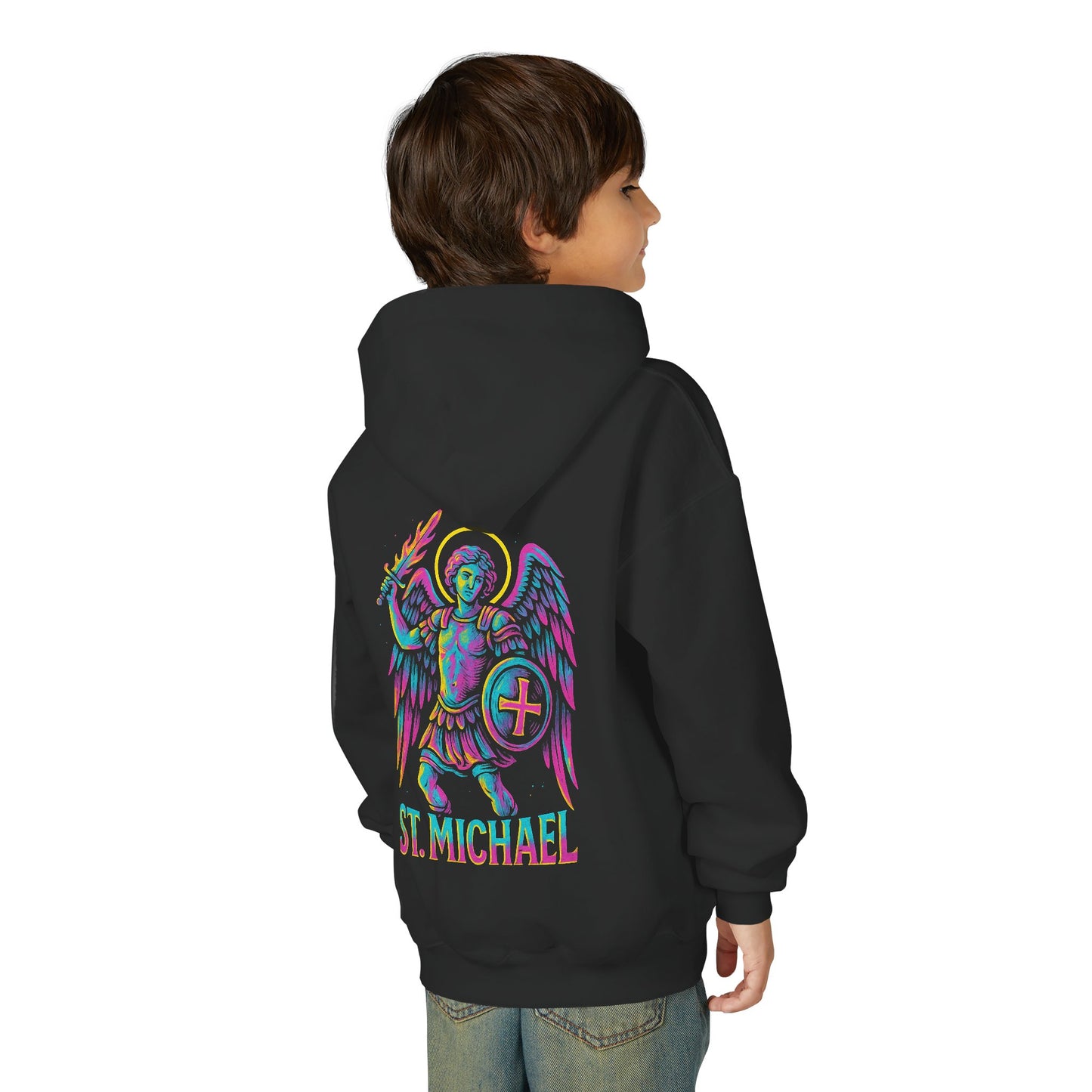 St. Michael the Archangel Youth Hoodie | Catholic Streetwear for Kids