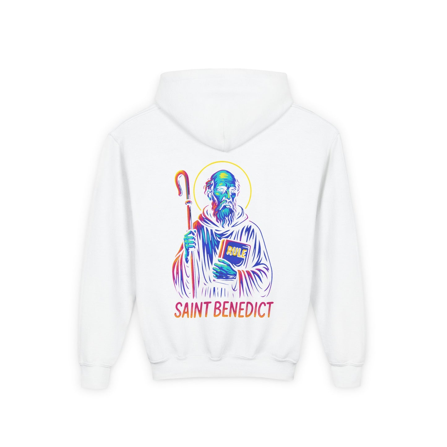 St. Benedict | Kids Catholic Hoodie | Ora et Labora