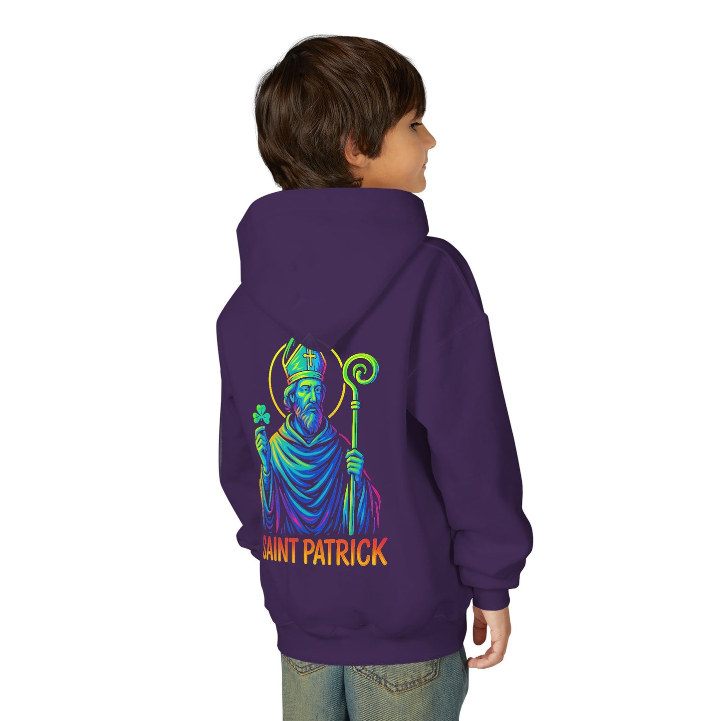St. Patrick Youth Hoodie | Catholic Streetwear for Kids