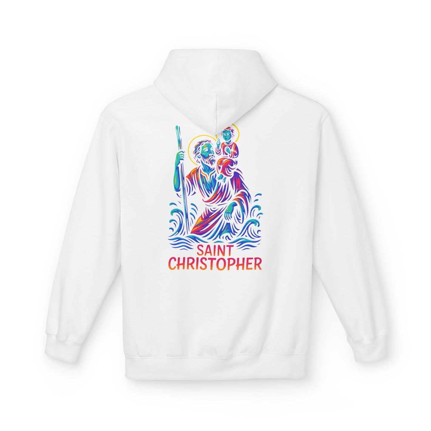 St. Christopher Hoodie – Catholic Saint Hoodie – Christian Streetwear