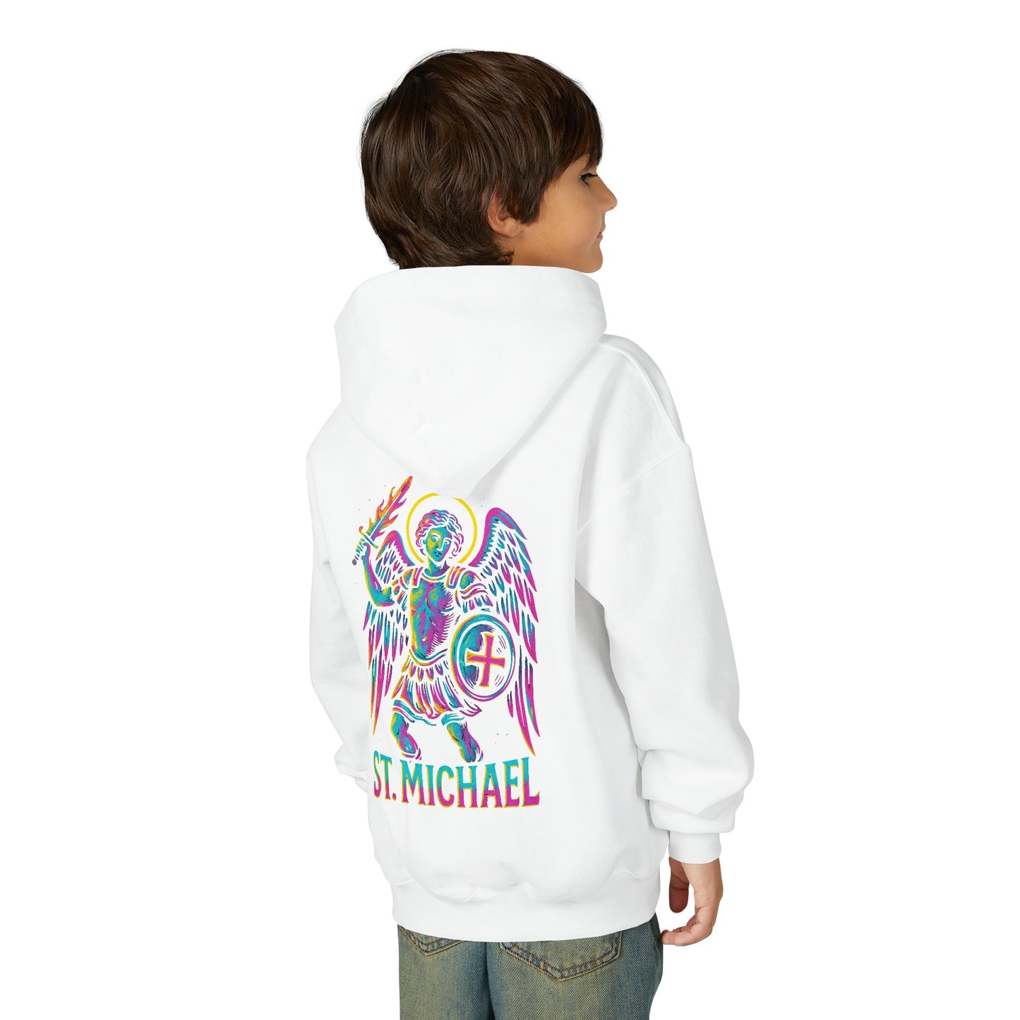 St. Michael the Archangel Youth Hoodie | Catholic Streetwear for Kids