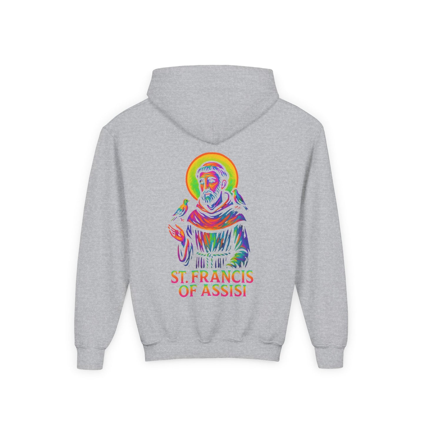 St. Francis of Assisi Youth Hoodie | Catholic Streetwear for Kids