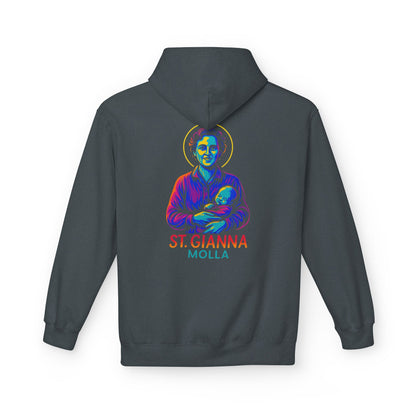 St. Gianna Molla | Catholic Hoodie | Pro-Life Witness