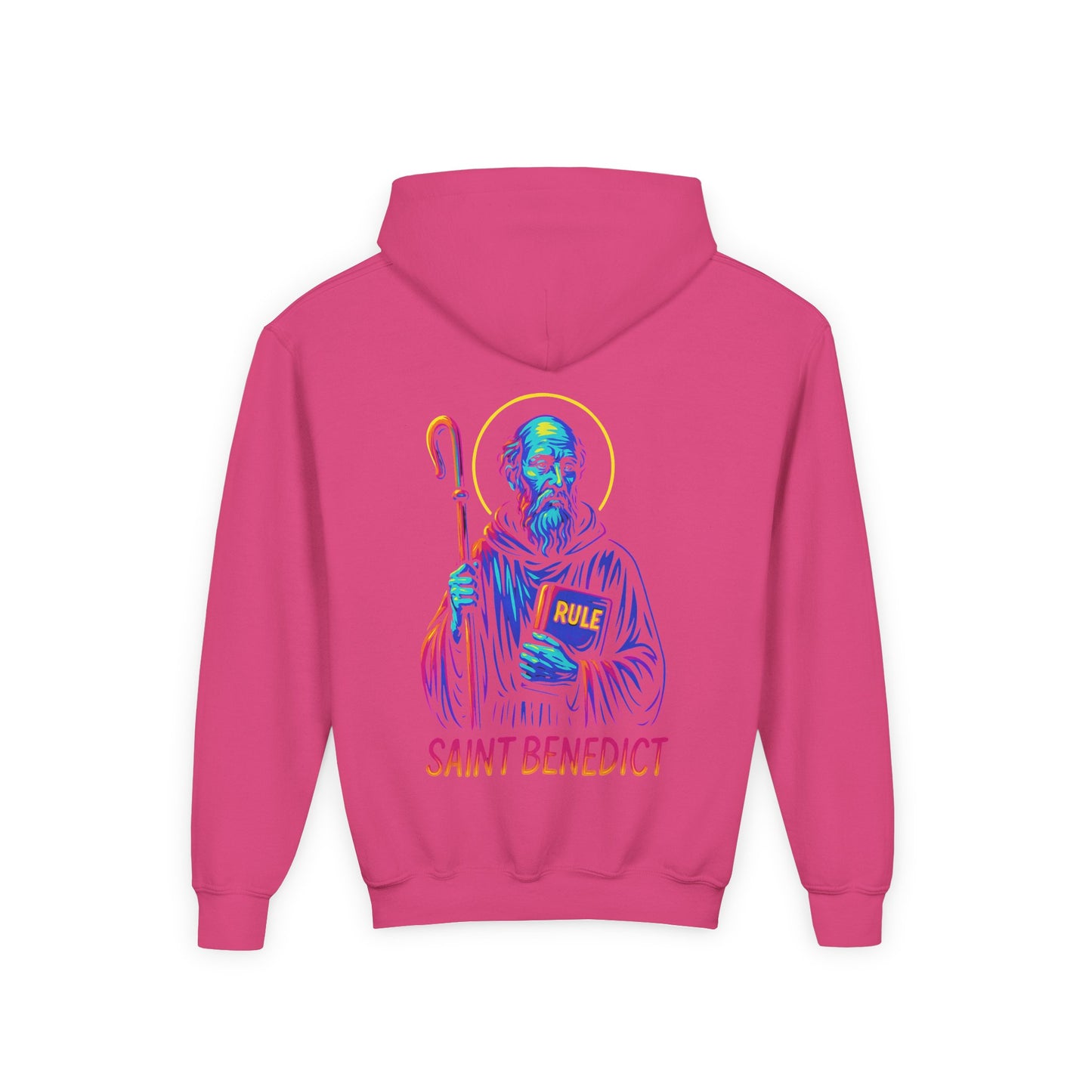 St. Benedict Youth Hoodie | Catholic Streetwear for Kids