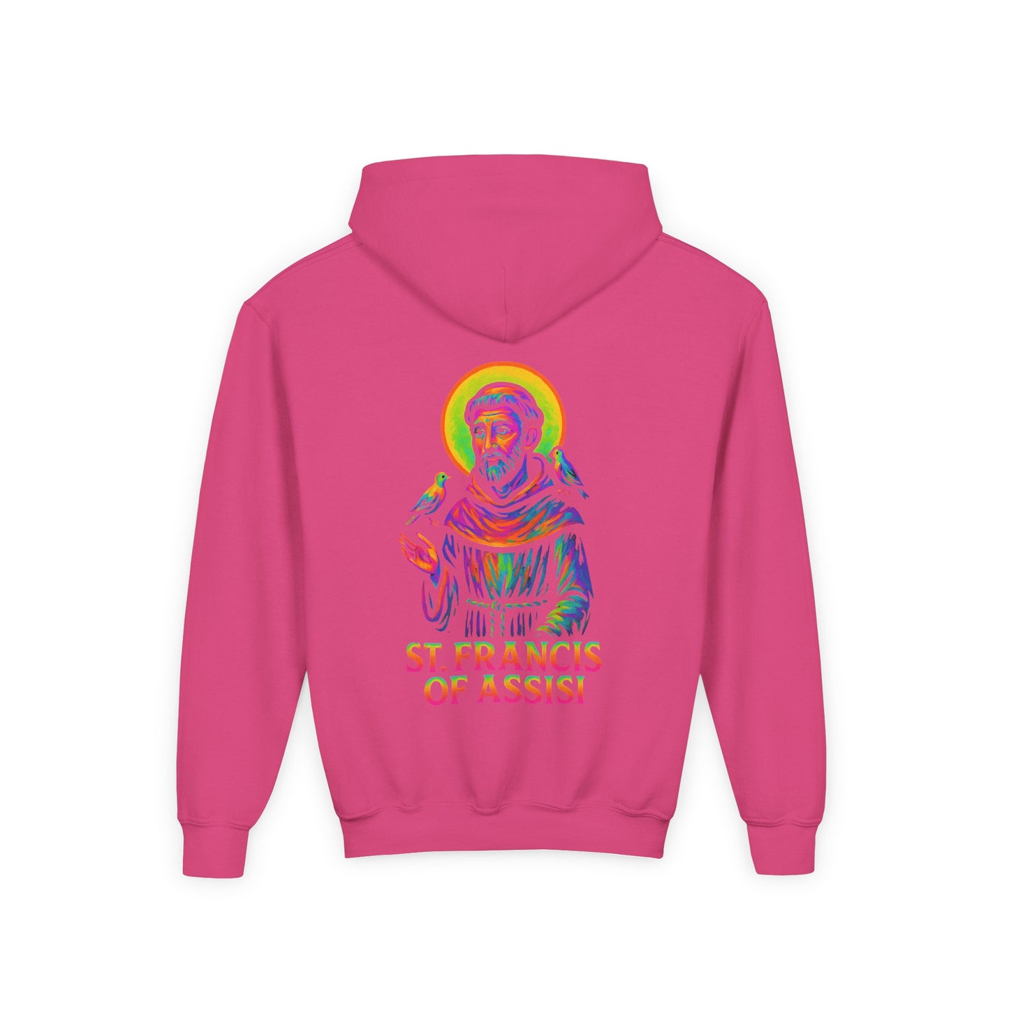 St. Francis of Assisi Youth Hoodie | Catholic Streetwear for Kids