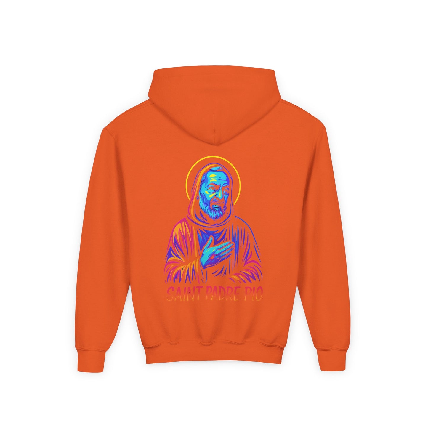 St. Padre Pio Youth Hoodie | Catholic Streetwear for Kids