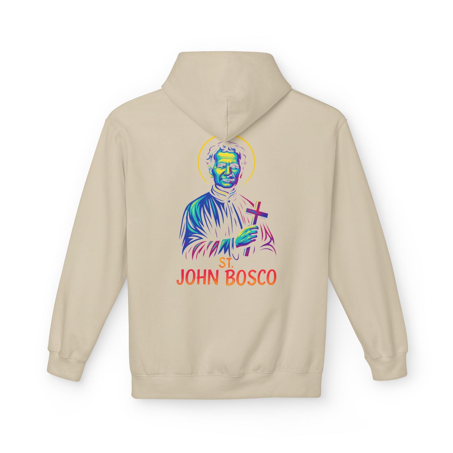 St. John Bosco Neon Hoodie | Catholic Streetwear – Faith, Hustle & Hope for the Youth