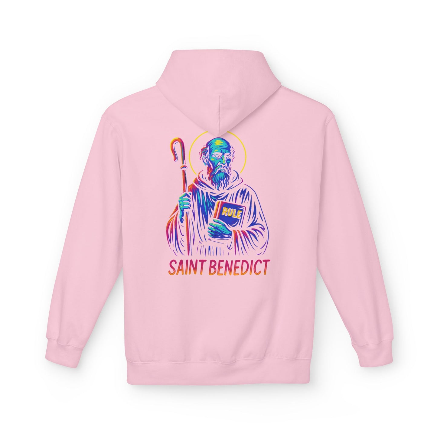 St. Benedict Hoodie | Catholic Saint Hoodie | Christian Streetwear | Patron Saint Gift