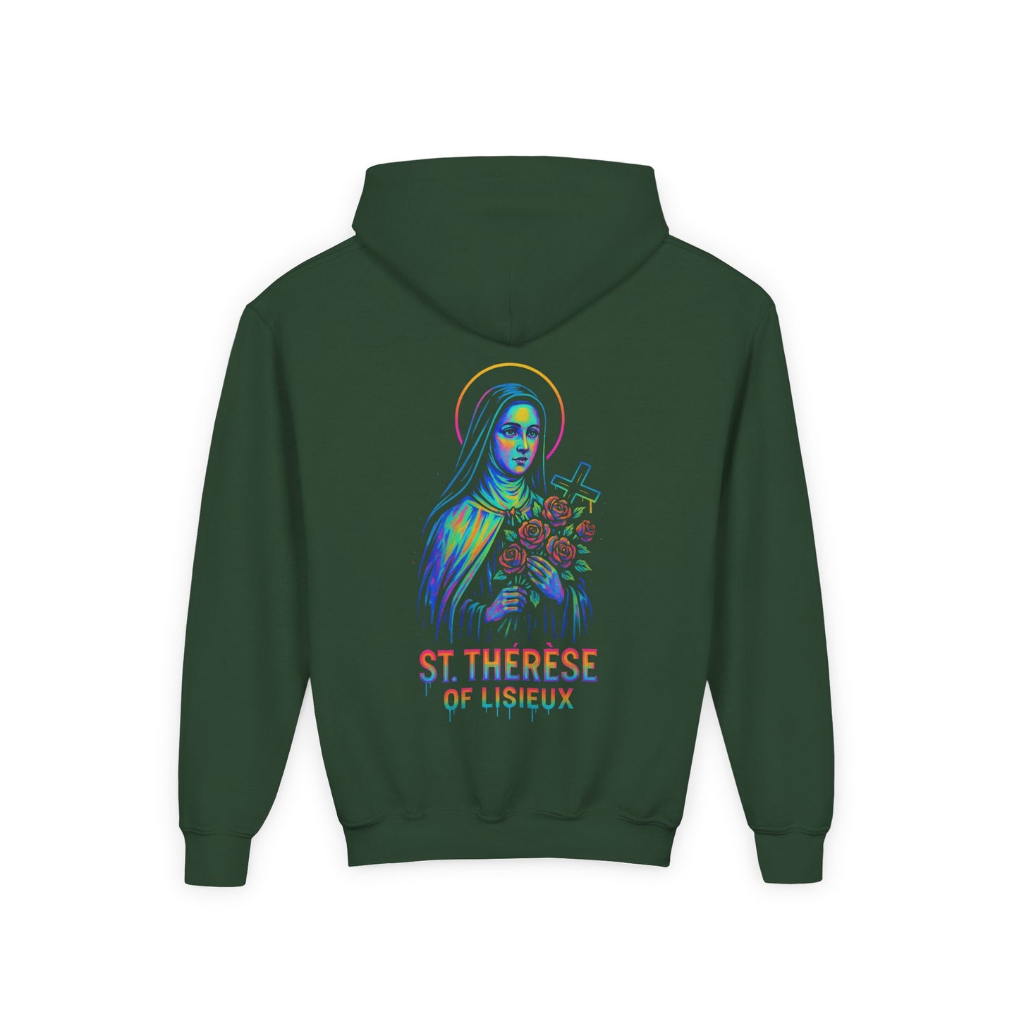 St. Thérèse of Lisieux Youth Hoodie | Catholic Streetwear for Kids