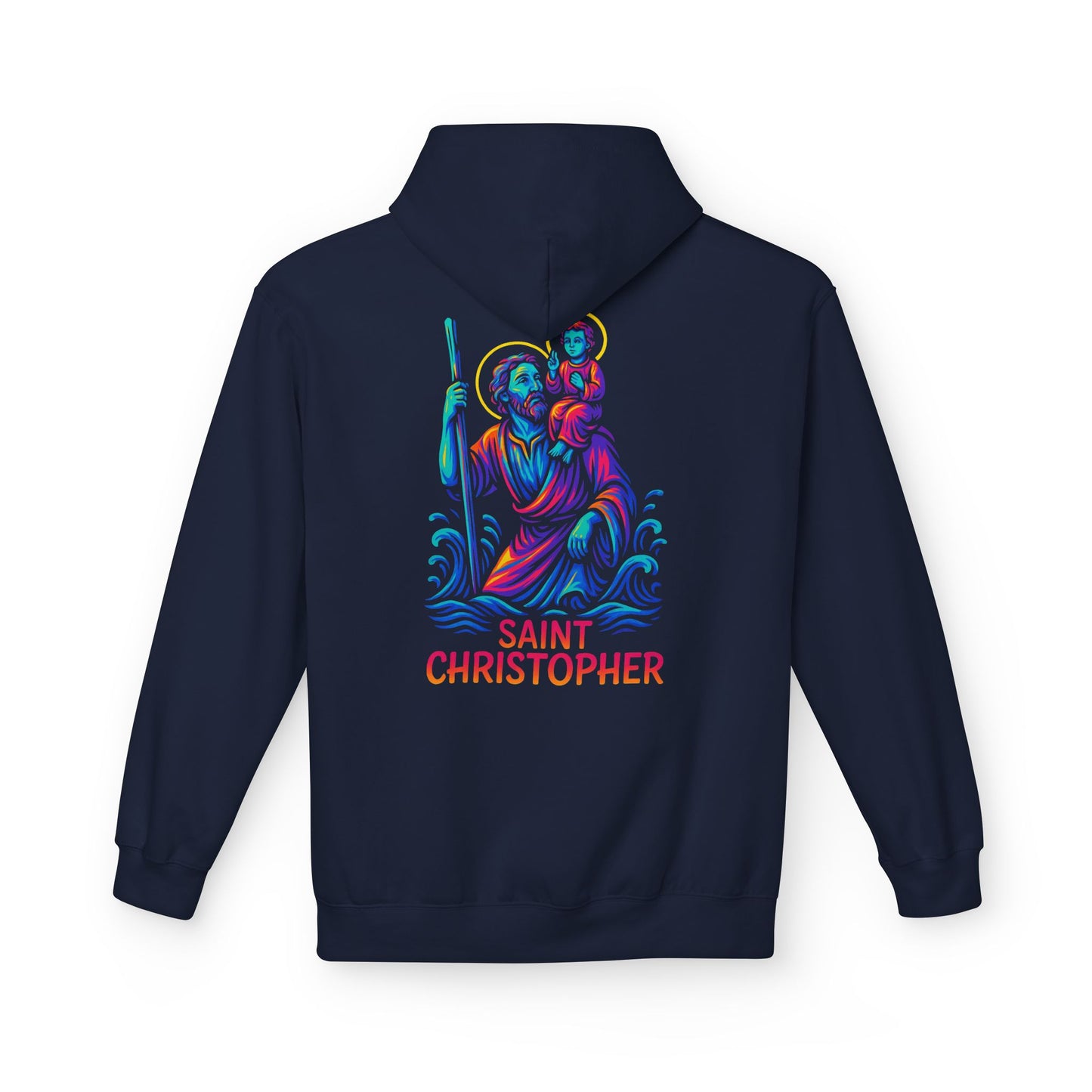St. Christopher Hoodie – Catholic Saint Hoodie – Christian Streetwear