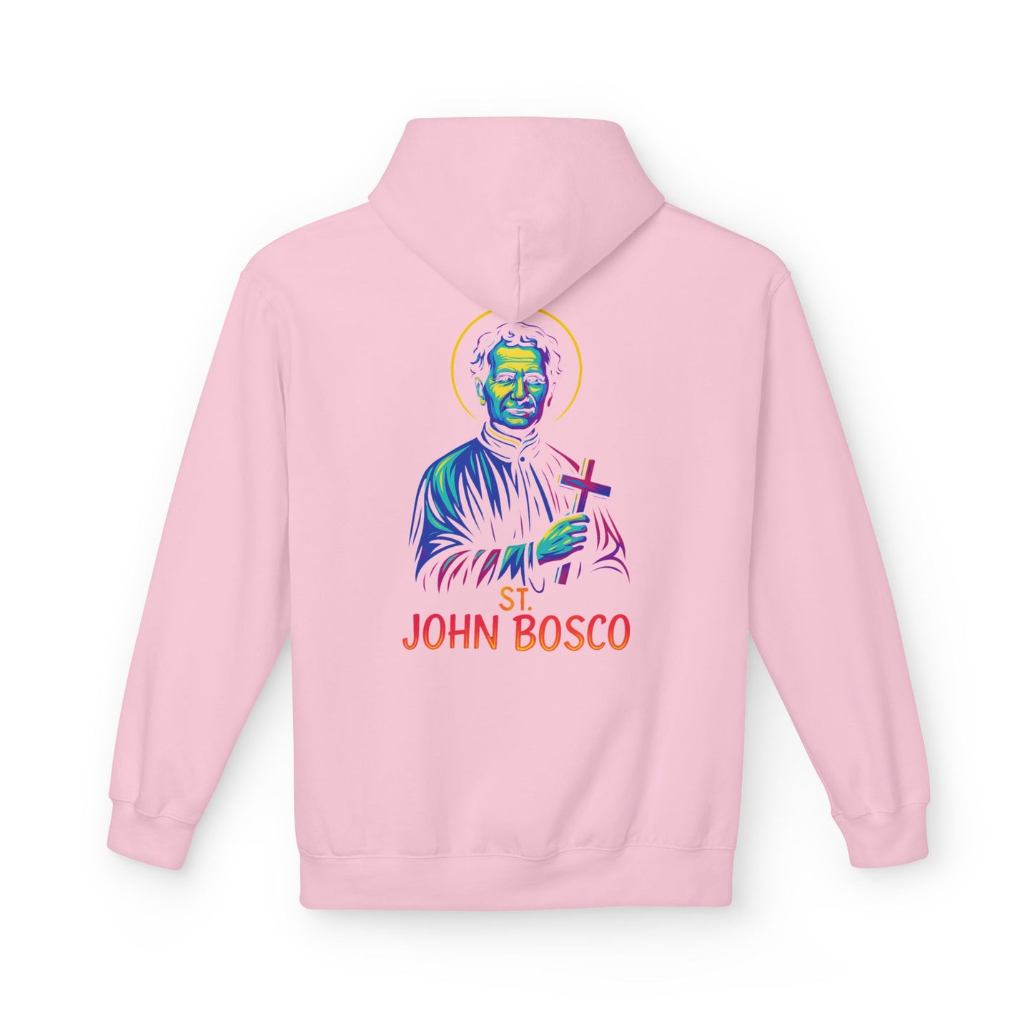 St. John Bosco Neon Hoodie | Catholic Streetwear – Faith, Hustle & Hope for the Youth