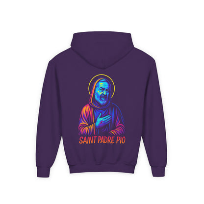 St. Padre Pio | Kids Catholic Hoodie | Pray & Hope