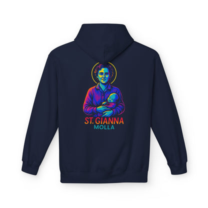 St. Gianna Molla | Catholic Hoodie | Pro-Life Witness