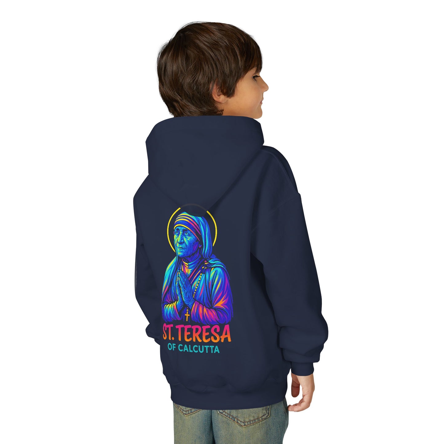 St. Teresa of Calcutta Youth Hoodie | Catholic Streetwear for Kids
