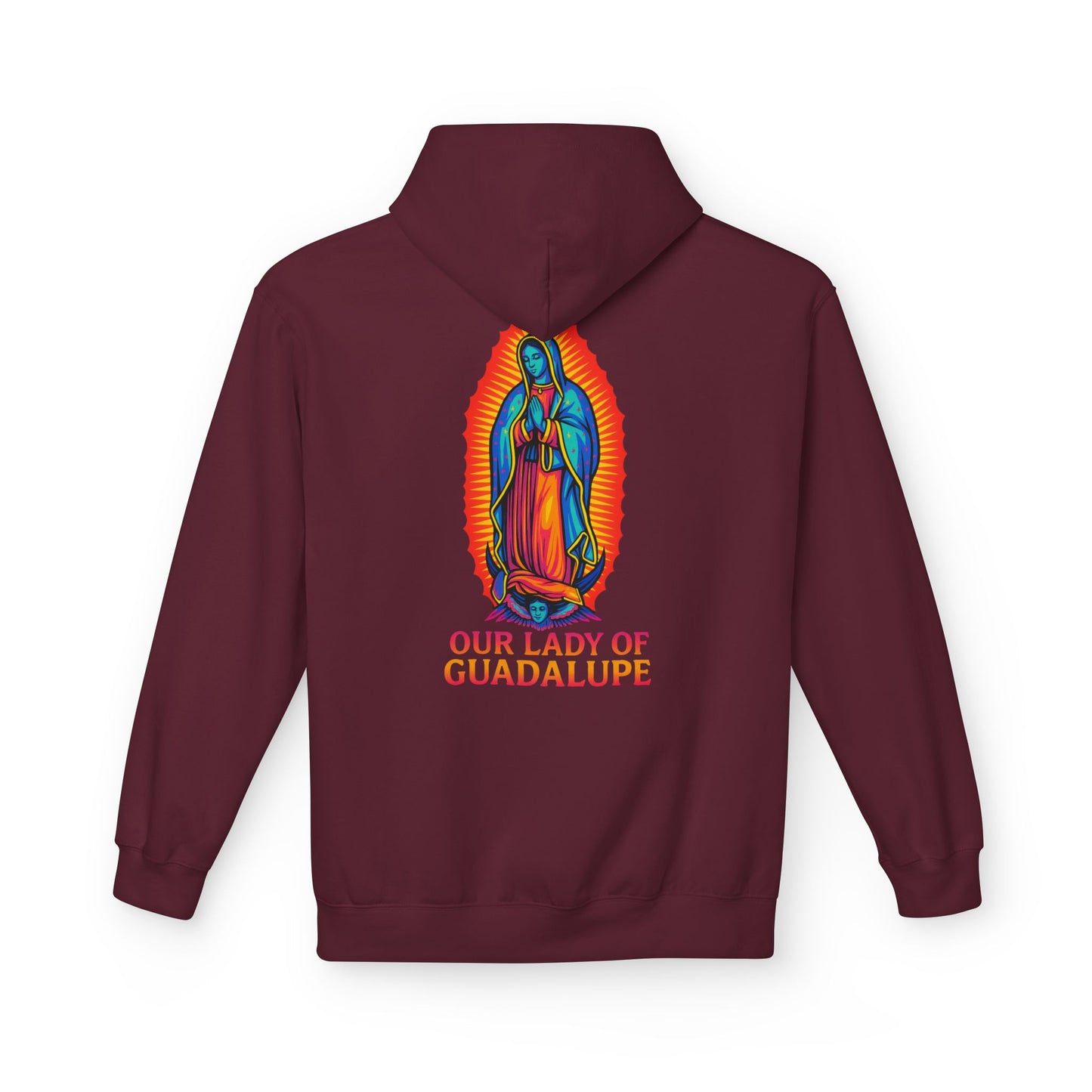 Our Lady of Guadalupe Hoodie | Virgin Mary Hoodie | Catholic Streetwear | Faith Graphic Hoodie | Guadalupe Sweatshirt