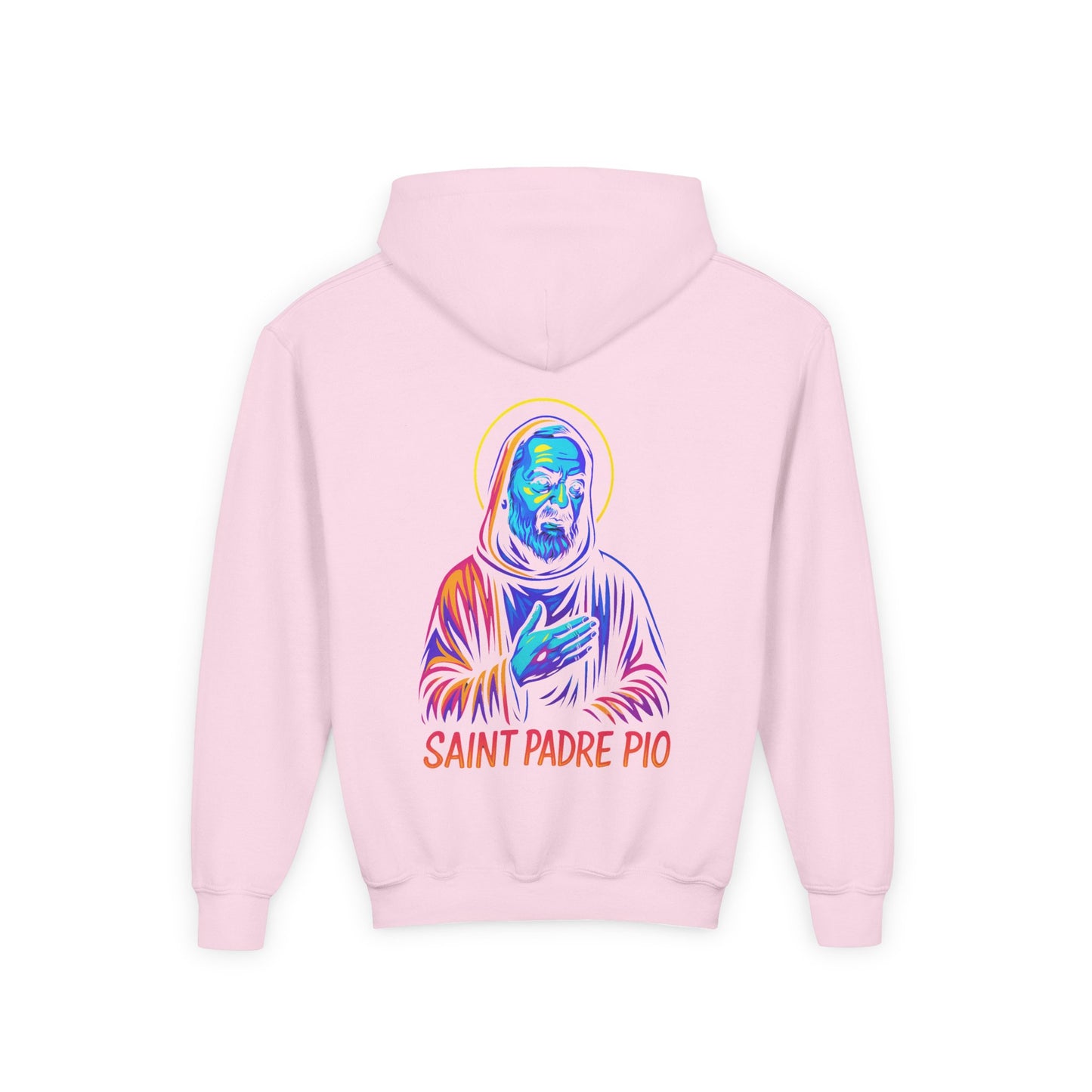 St. Padre Pio Youth Hoodie | Catholic Streetwear for Kids