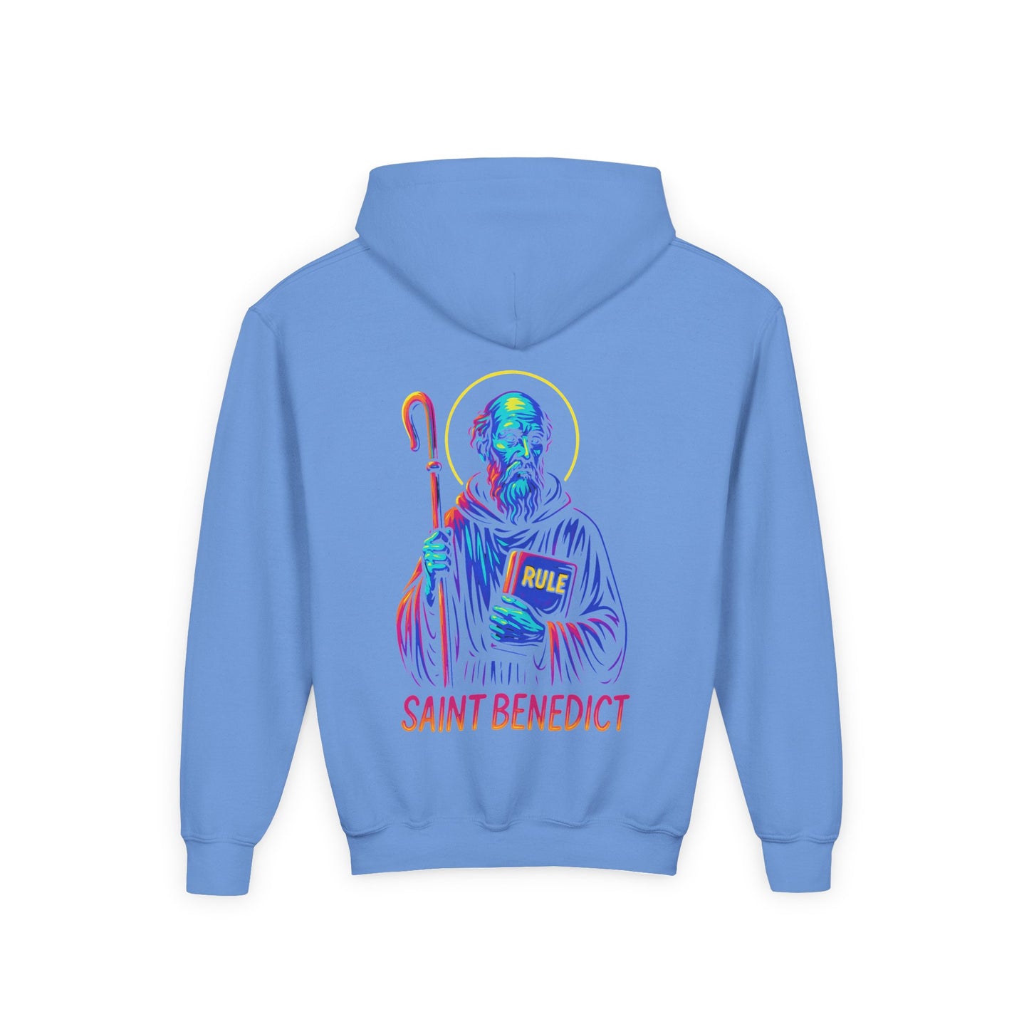 St. Benedict Youth Hoodie | Catholic Streetwear for Kids