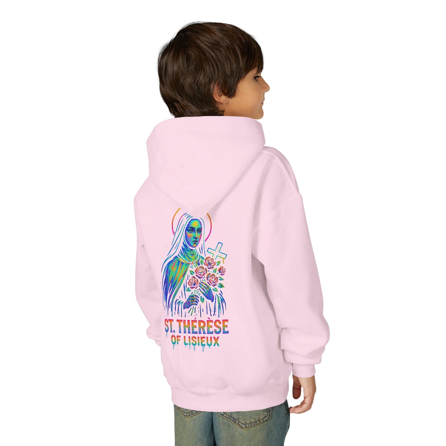 St. Thérèse of Lisieux Youth Hoodie | Catholic Streetwear for Kids