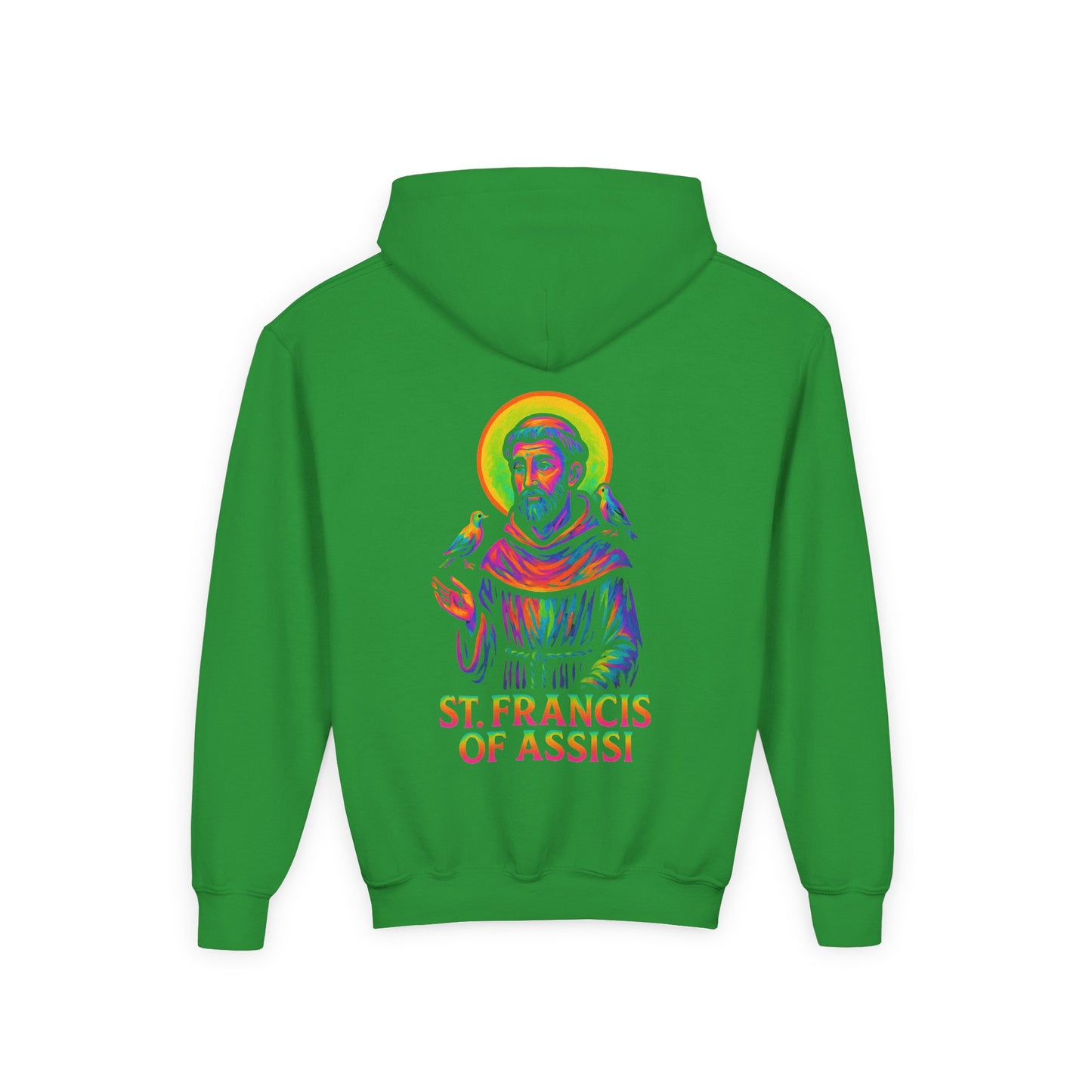 St. Francis of Assisi Youth Hoodie | Catholic Streetwear for Kids
