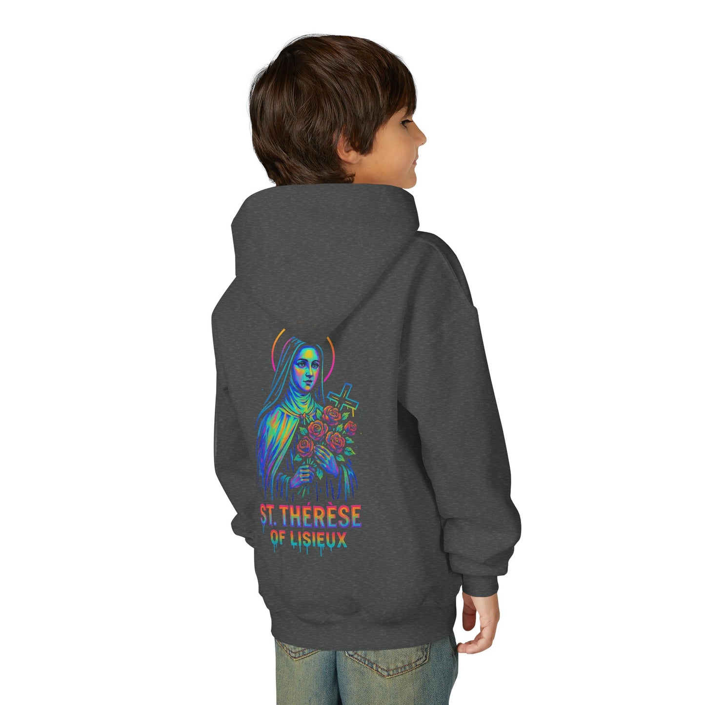 St. Thérèse of Lisieux Youth Hoodie | Catholic Streetwear for Kids