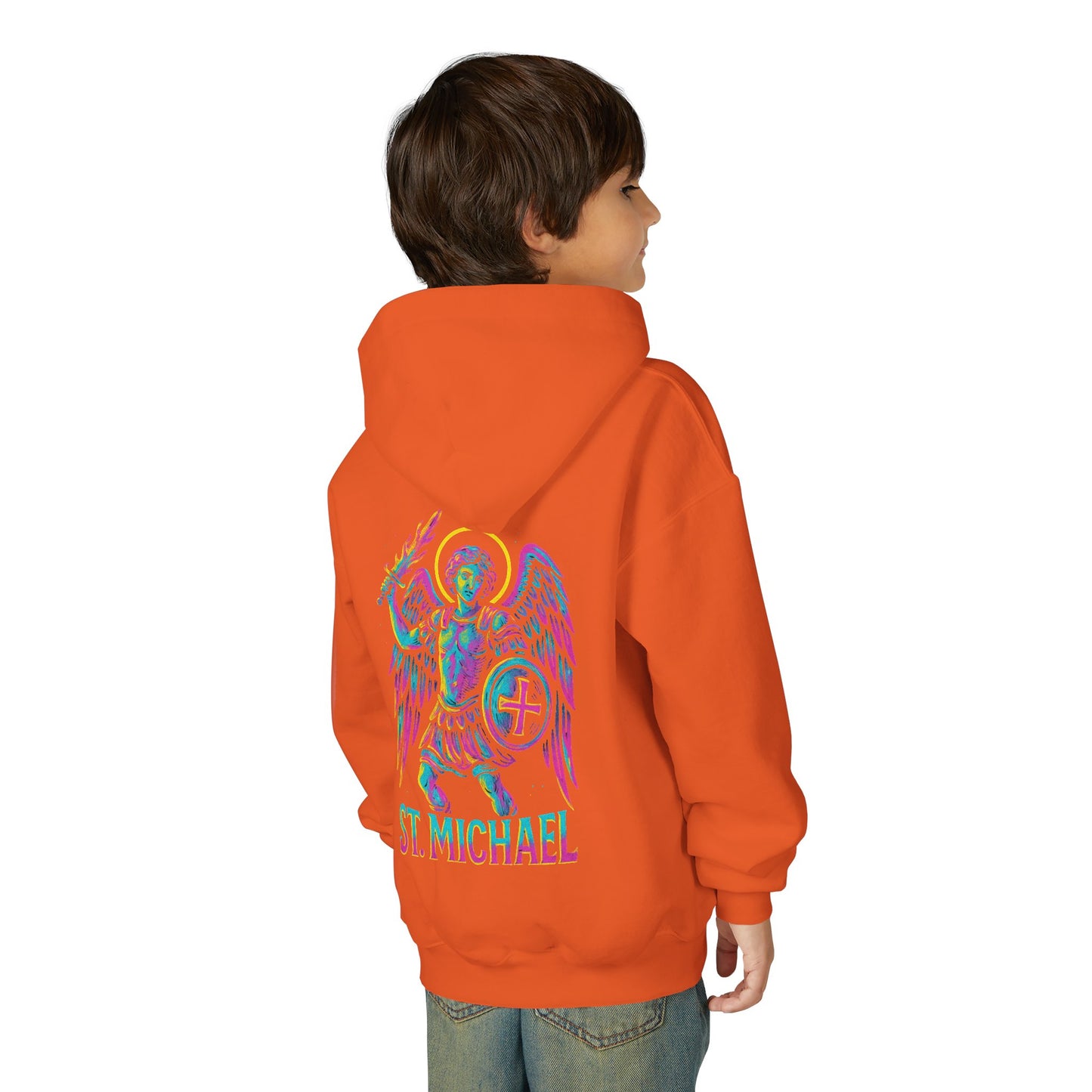 St. Michael the Archangel Youth Hoodie | Catholic Streetwear for Kids