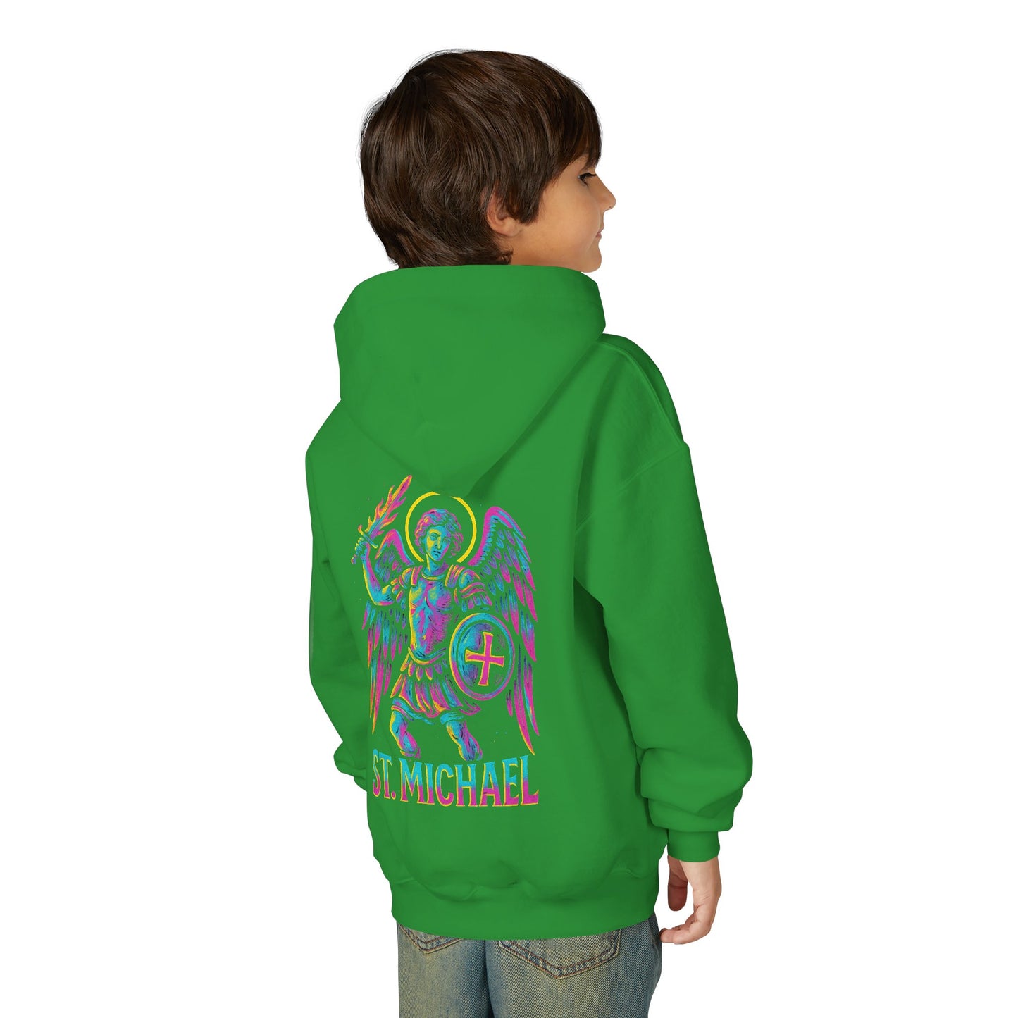 St. Michael the Archangel Youth Hoodie | Catholic Streetwear for Kids