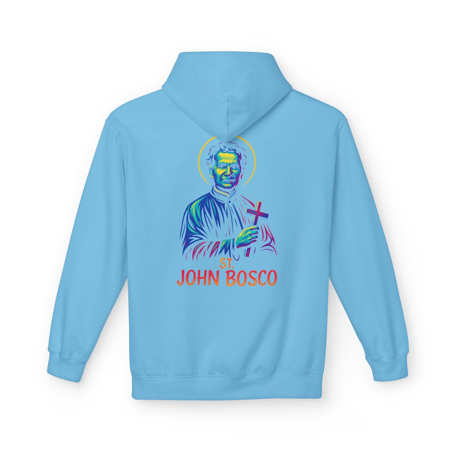 St. John Bosco Neon Hoodie | Catholic Streetwear – Faith, Hustle & Hope for the Youth