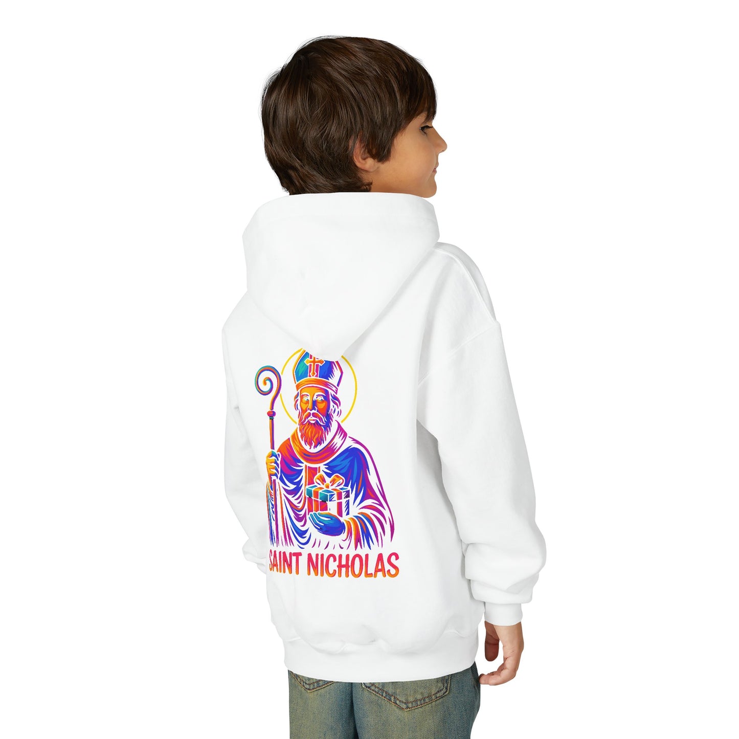 St. Nicholas Youth Hoodie | Catholic Streetwear for Kids