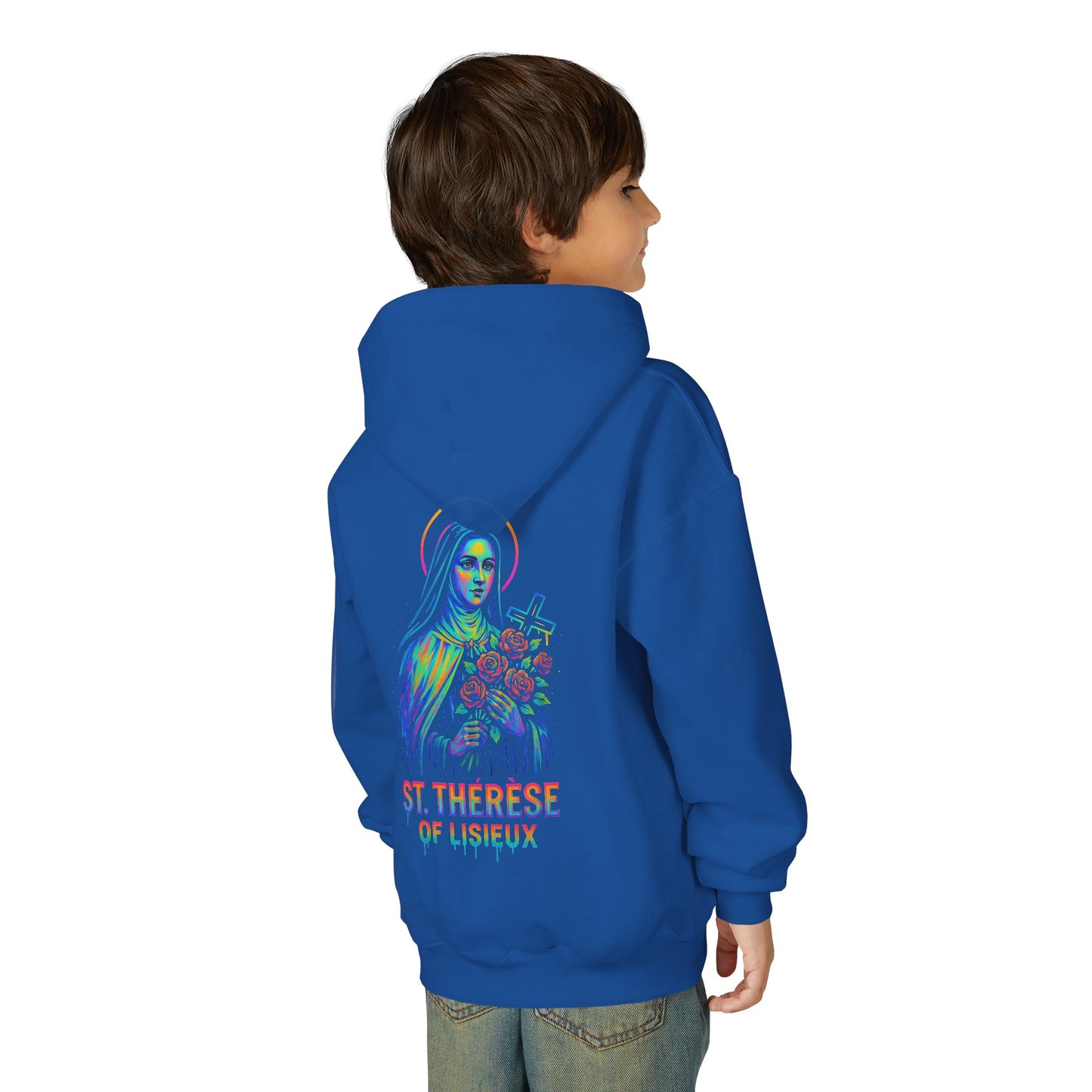 St. Thérèse of Lisieux Youth Hoodie | Catholic Streetwear for Kids