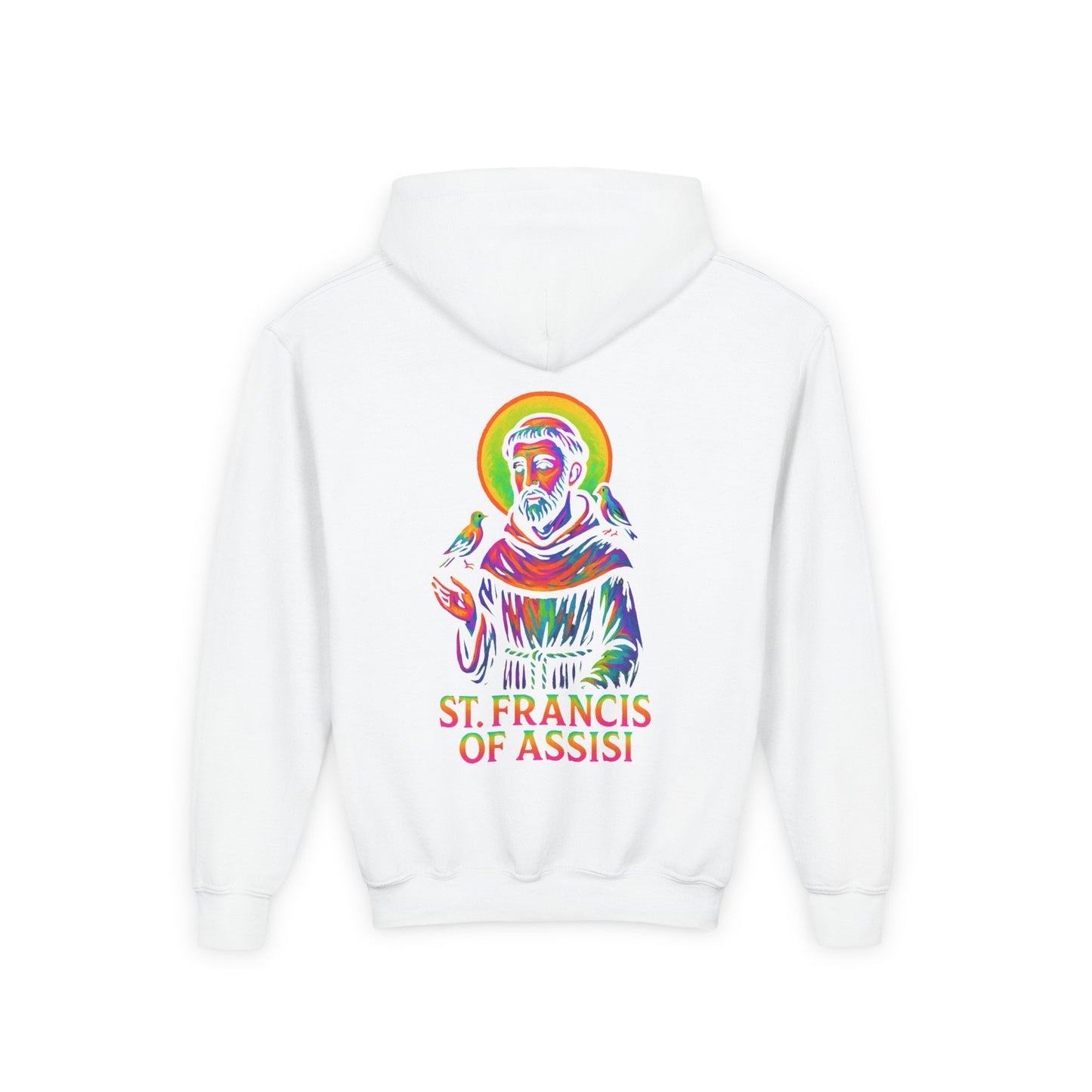 St. Francis of Assisi Youth Hoodie | Catholic Streetwear for Kids