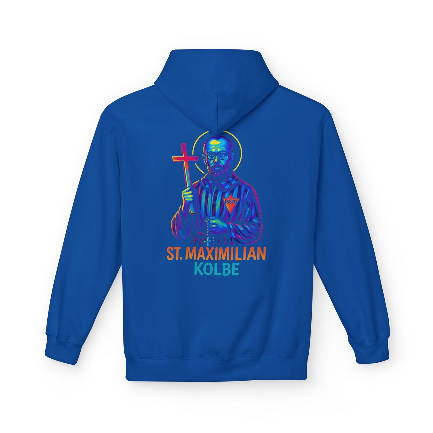 St. Maximilian Kolbe Hoodie – Catholic Saint Hoodie – Christian Streetwear