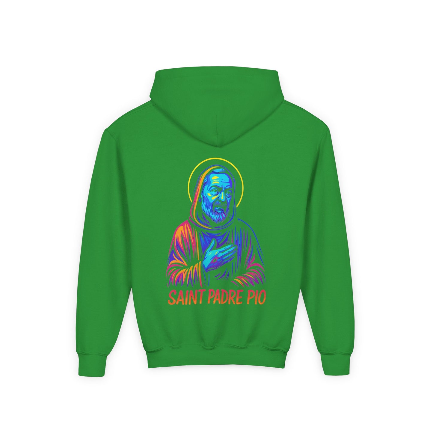 St. Padre Pio Youth Hoodie | Catholic Streetwear for Kids