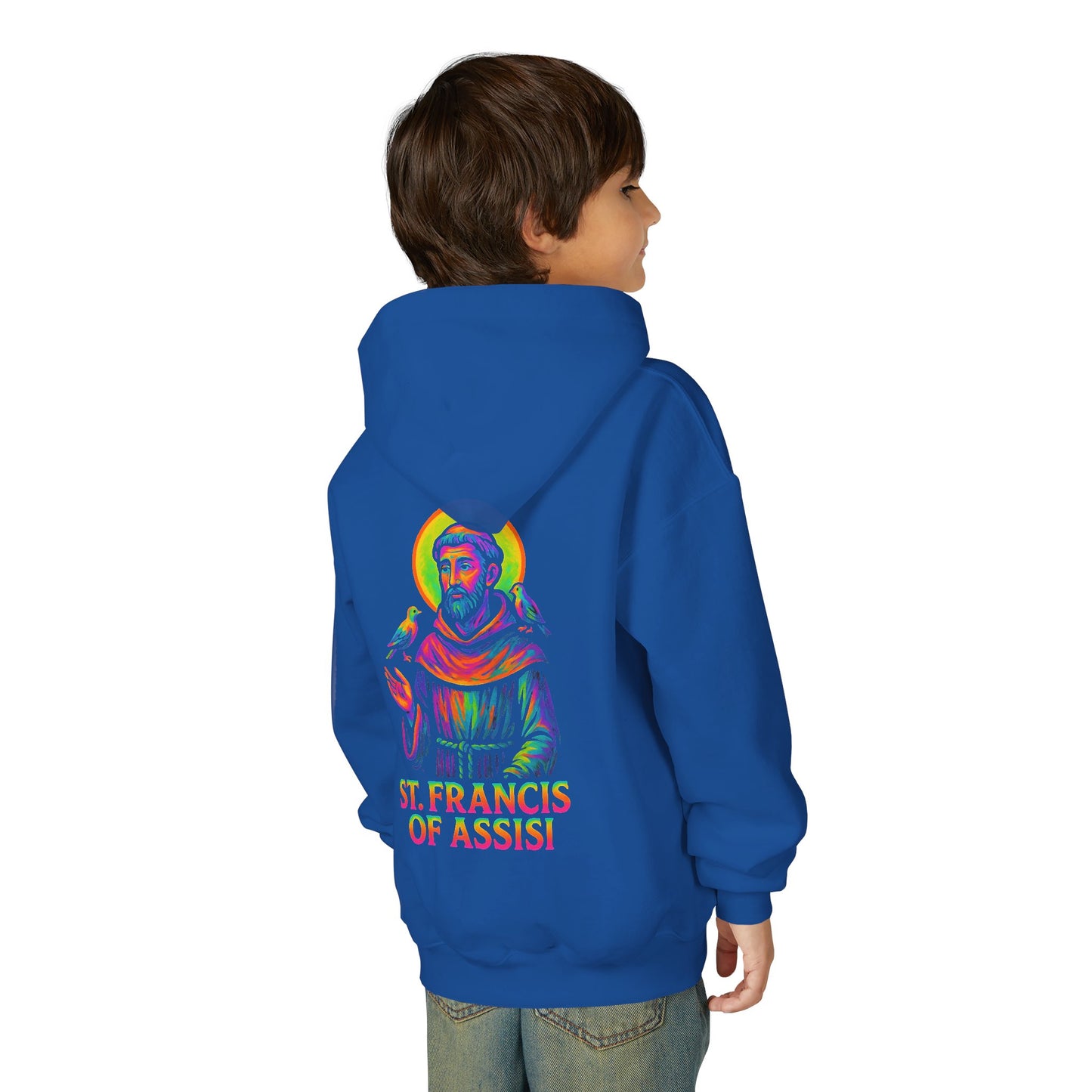 St. Francis of Assisi Youth Hoodie | Catholic Streetwear for Kids