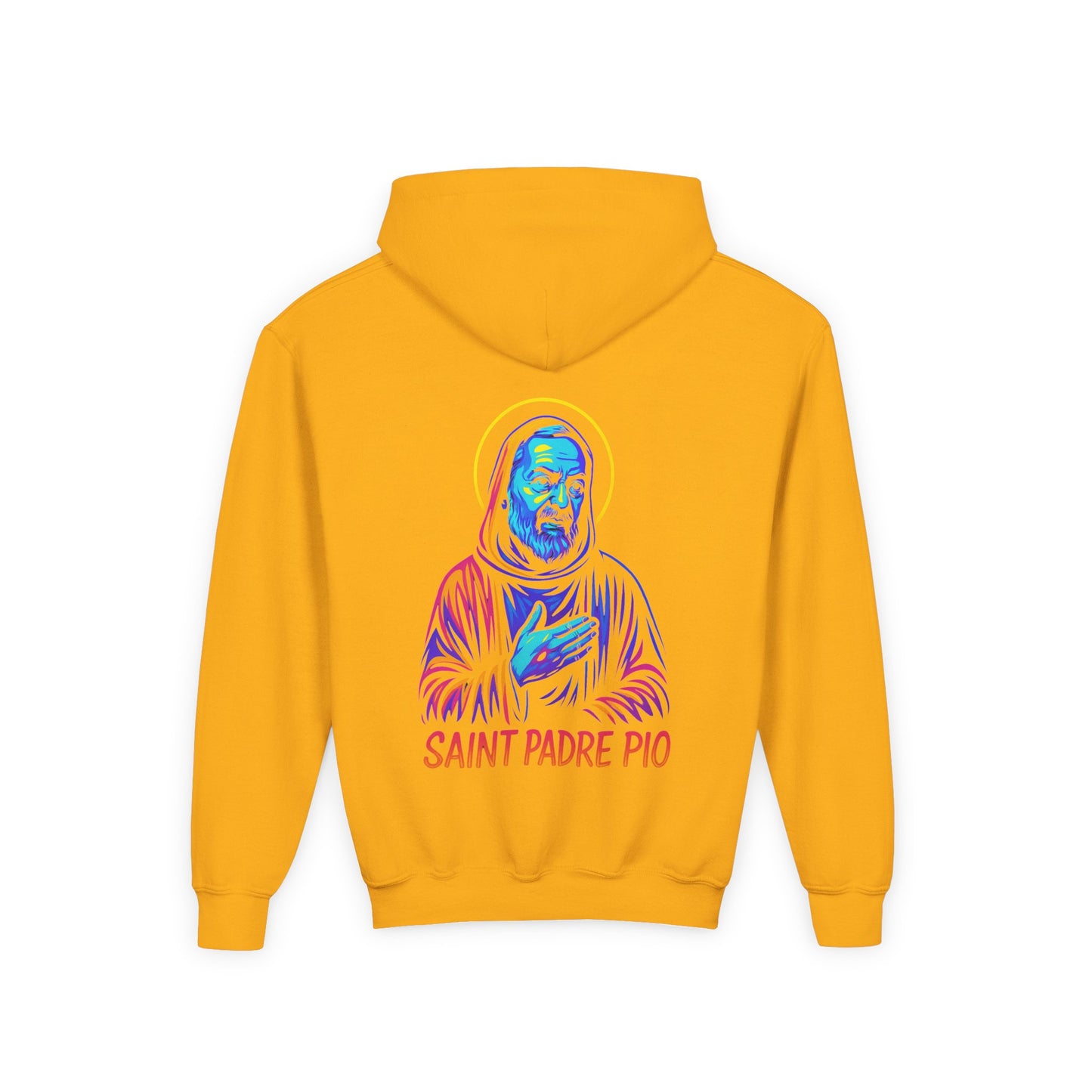 St. Padre Pio Youth Hoodie | Catholic Streetwear for Kids