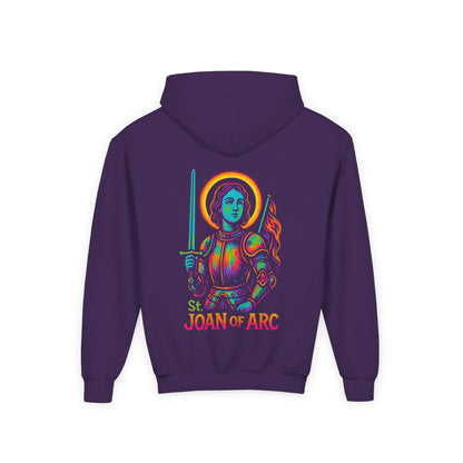 St. Joan of Arc | Kids Catholic Hoodie | Warrior Saint