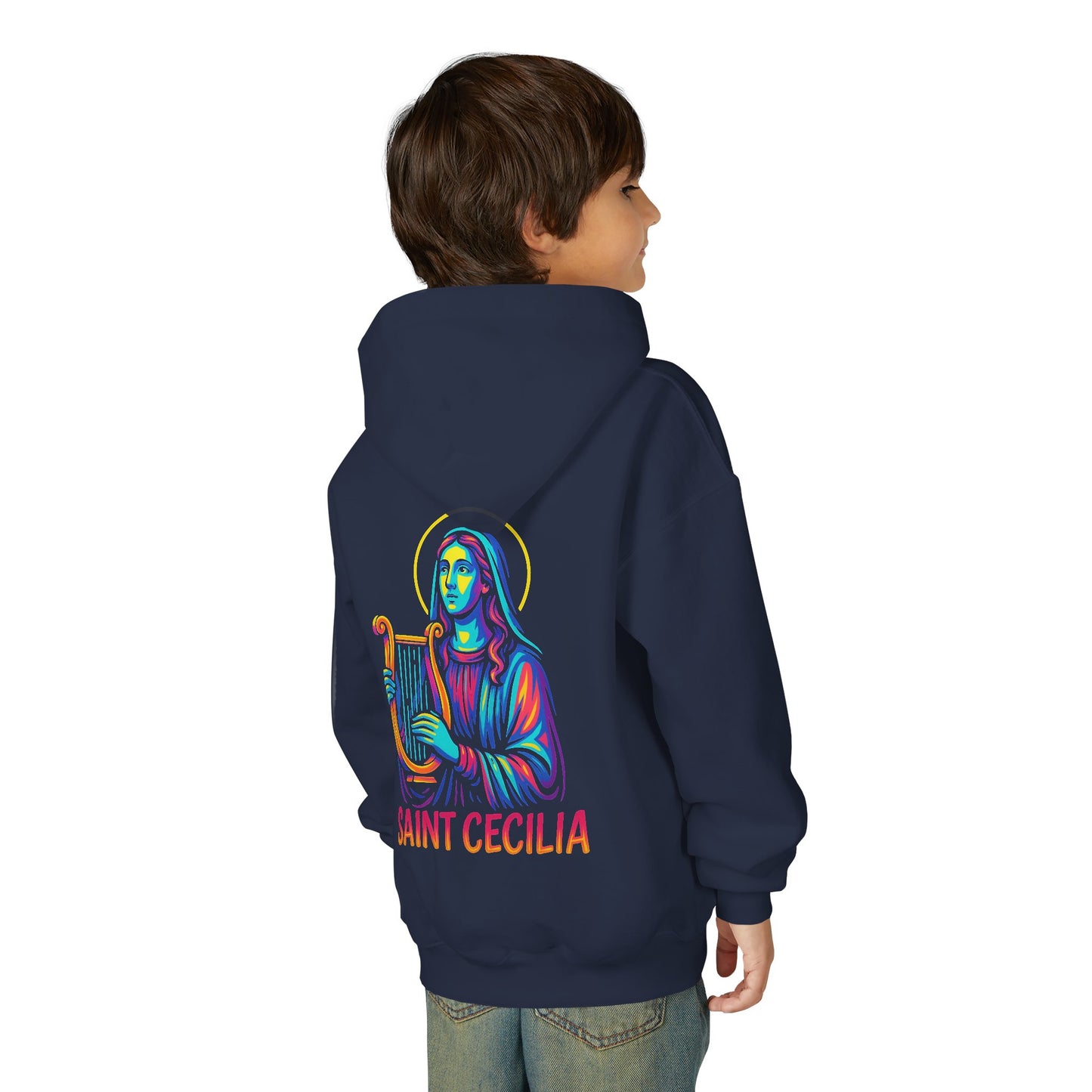 St. Cecilia Youth Hoodie | Catholic Streetwear for Kids