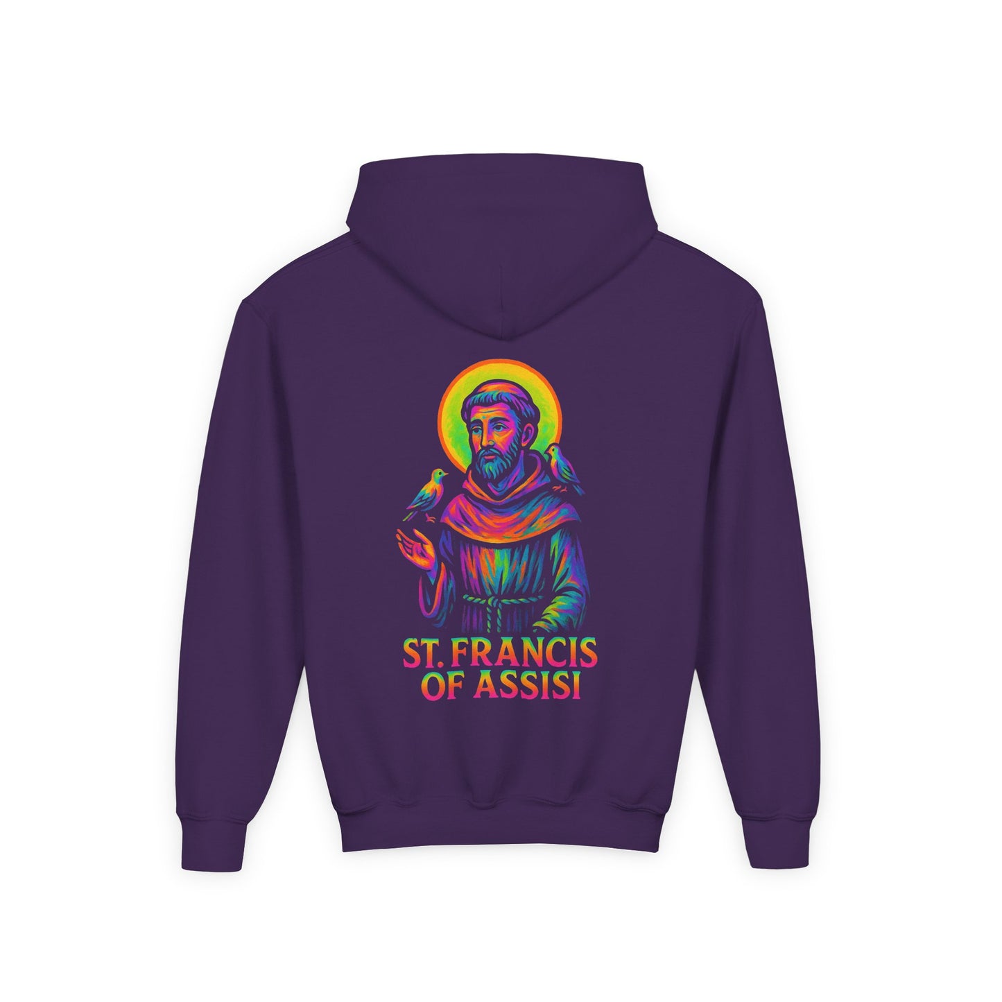 St. Francis of Assisi Youth Hoodie | Catholic Streetwear for Kids