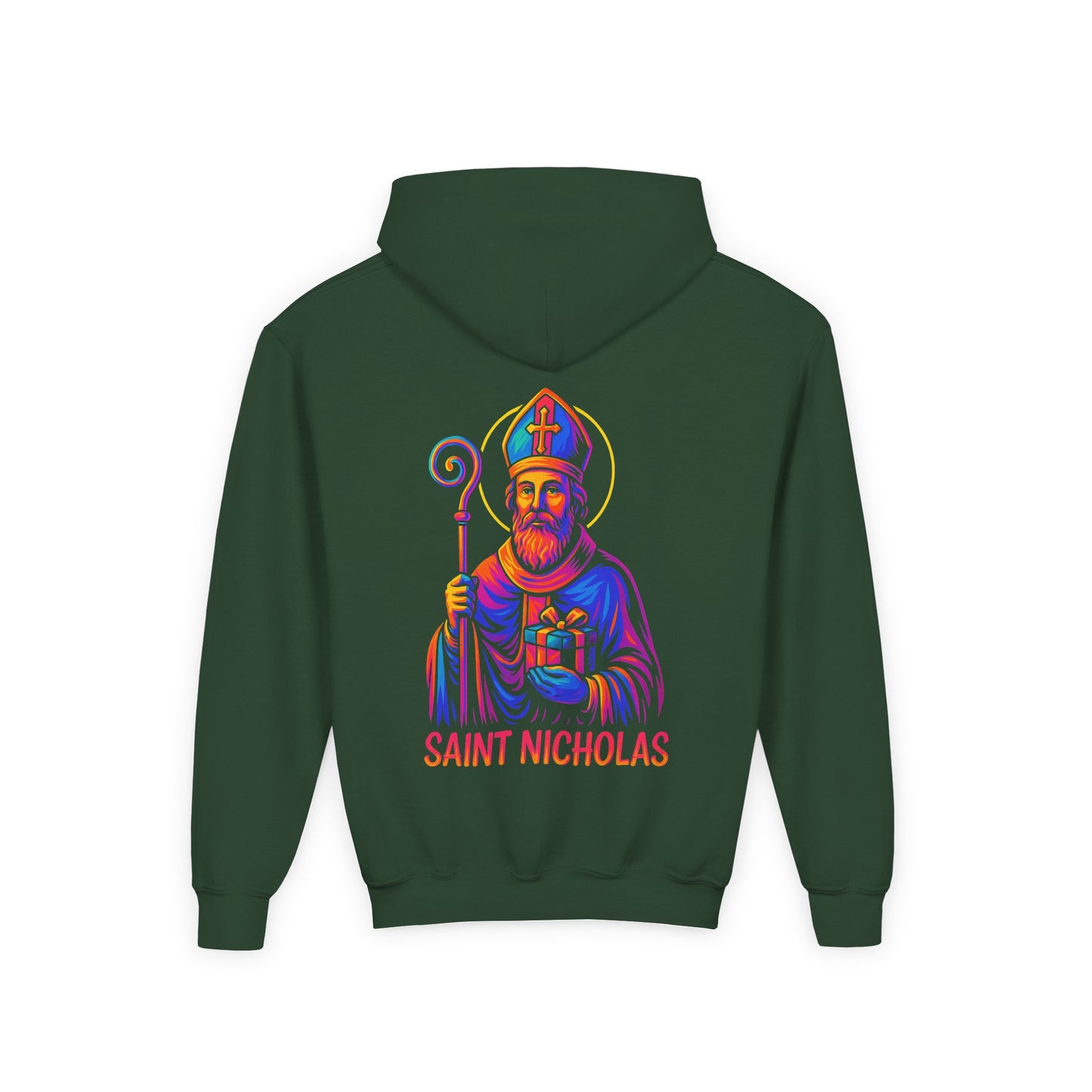 St. Nicholas Youth Hoodie | Catholic Streetwear for Kids