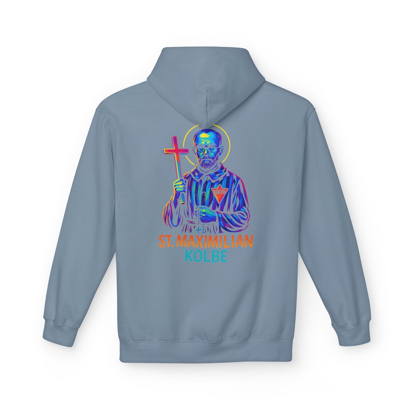 St. Maximilian Kolbe Hoodie – Catholic Saint Hoodie – Christian Streetwear