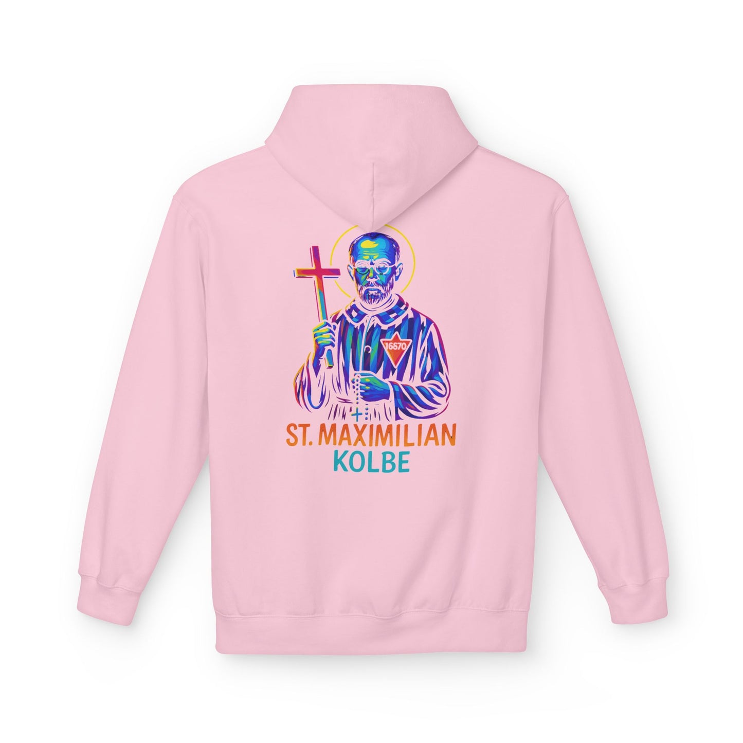 St. Maximilian Kolbe Hoodie – Catholic Saint Hoodie – Christian Streetwear