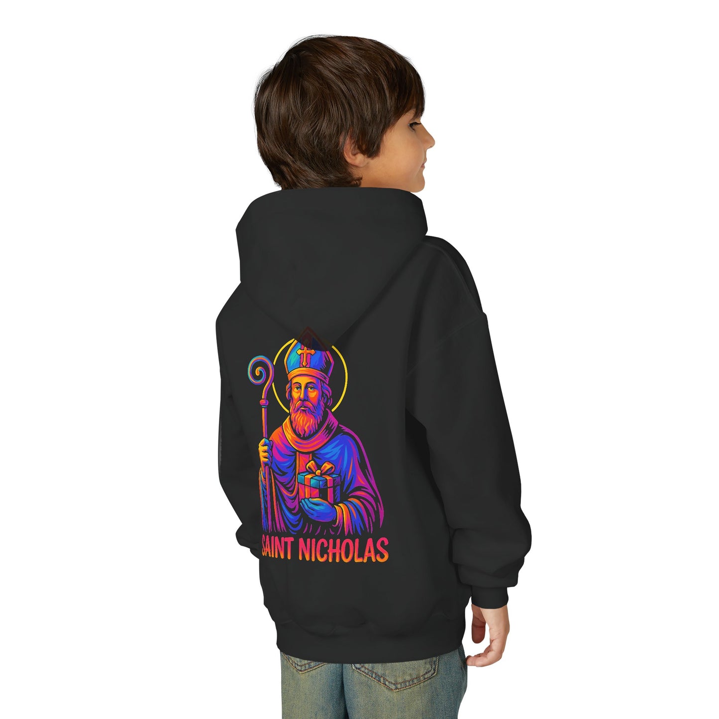 St. Nicholas Youth Hoodie | Catholic Streetwear for Kids