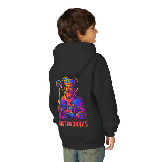 St. Nicholas Youth Hoodie | Catholic Streetwear for Kids