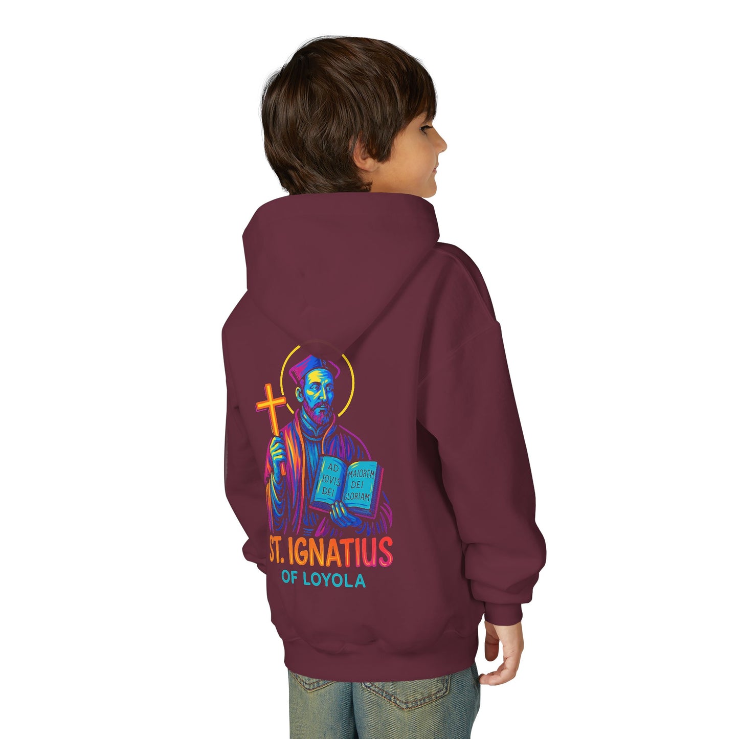 St. Ignatius of Loyola Youth Hoodie | Catholic Streetwear for Kids