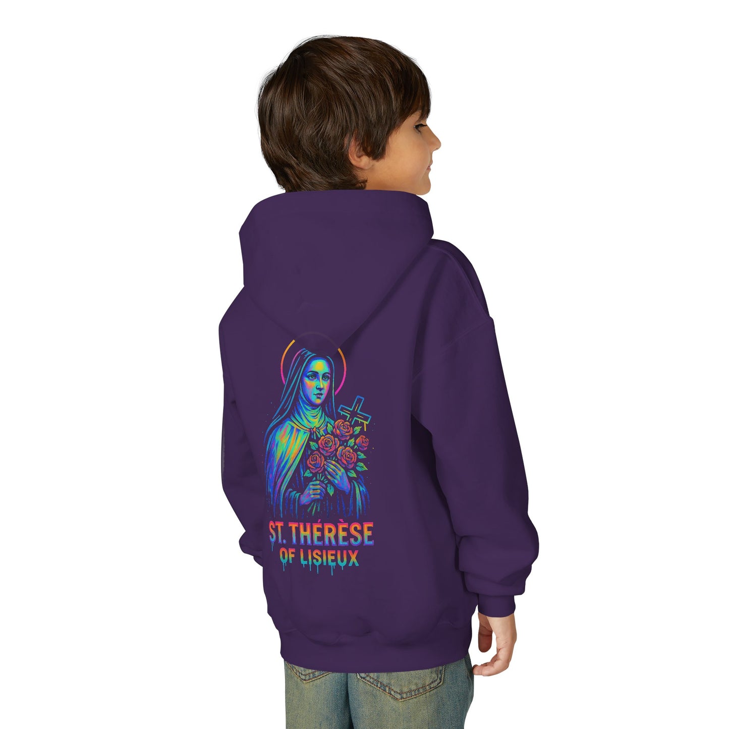 St. Thérèse of Lisieux Youth Hoodie | Catholic Streetwear for Kids