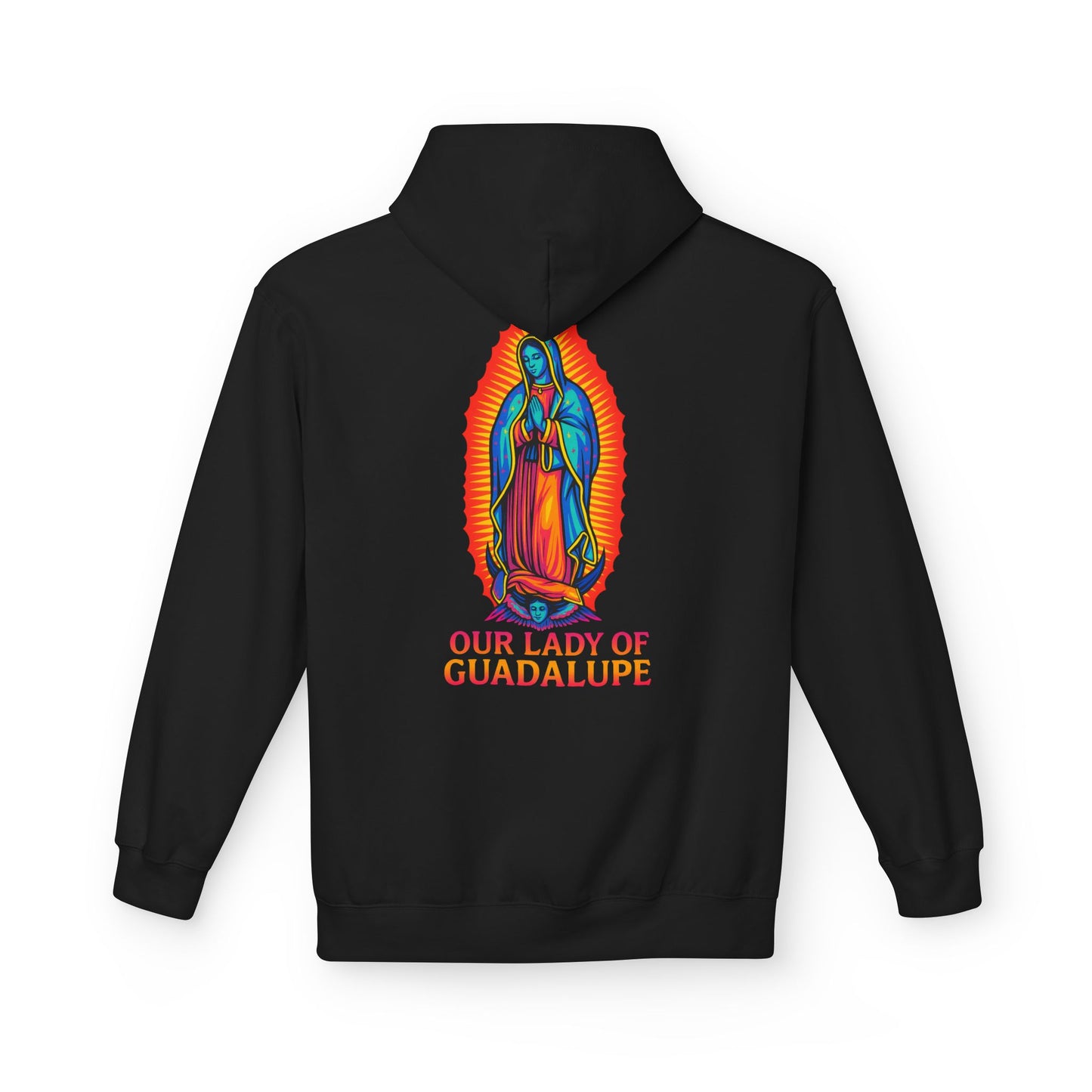 Our Lady of Guadalupe Hoodie | Virgin Mary Hoodie | Catholic Streetwear | Faith Graphic Hoodie | Guadalupe Sweatshirt