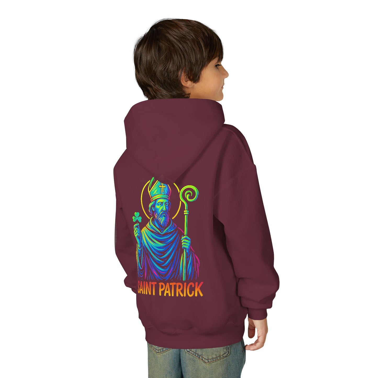 St. Patrick Youth Hoodie | Catholic Streetwear for Kids