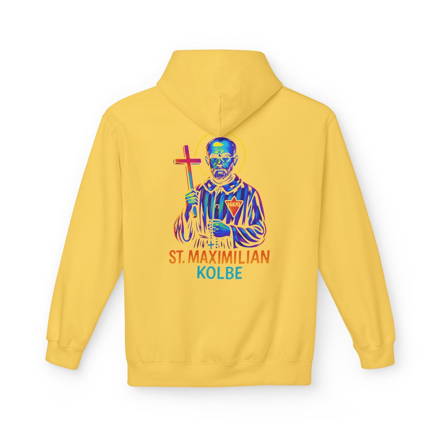 St. Maximilian Kolbe Hoodie – Catholic Saint Hoodie – Christian Streetwear