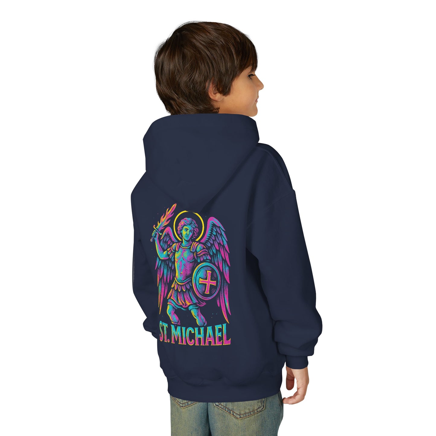 St. Michael the Archangel Youth Hoodie | Catholic Streetwear for Kids
