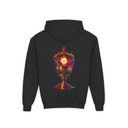 Precious Blood Chalice Youth Hoodie | Saints Hood